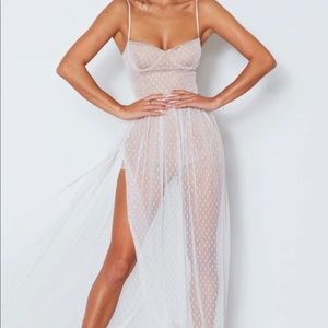 Fleur Mesh Maxi Dress
